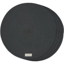 Engholm Thor dækkeserviet, Ø40 cm, grå, 4 stk.