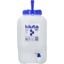 Kiuta Vanddunk 20 liter m/hane, Fødevaregodkendt