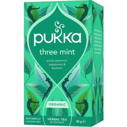 Pukka Three Mint te øko., 20 breve