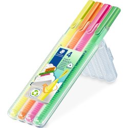 Staedtler Triplus Highlighter | 4 farver
