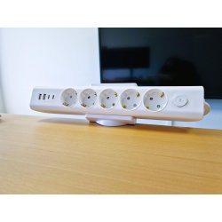 MicroConnect Stikdåseholder, m. bordklemme