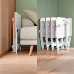 Leitz Ergo sammenklappeligt hæve-sænkebord, hvid