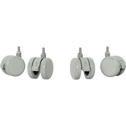 Leitz Ergo hjul til hæve-sænkebord, 4 stk.