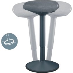Leitz Ergo Active ståstol, mørkegrå