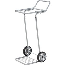 Affaldsvogn uden låg, 580x940, massive gummihjul