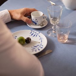 Royal Copenhagen Blå Mega Coupe Tallerken 19 cm