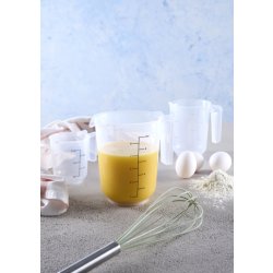 Day Målekandesæt, klar plast, 0,25+0,5+1L