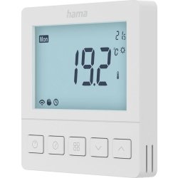 HAMA Termostat, gulvvarme Display, hvid