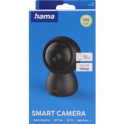 HAMA Overvågningskamera, indendørs, Wi-Fi - Sort