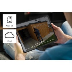 HAMA Overvågningskamera, udendørs, solcelle, sort