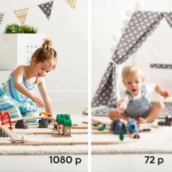 HAMA Overvågningskamera, indendørs, drejelig, hvid