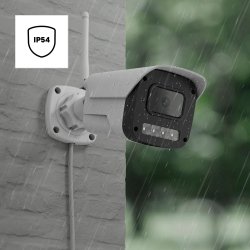 HAMA Overvågningskamera, Udendørs, hvid