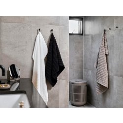 Zone Loop Magnet Håndklædestrop,2 stk., sort