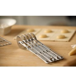 Blomsterberg Dejspore med 5 hjul, stål