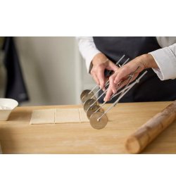 Blomsterberg Dejspore med 5 hjul, stål