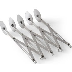 Blomsterberg Dejspore med 5 hjul, stål