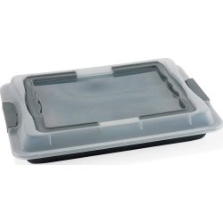 Funktion Bradepande m/låg, 42x29x3,8cm, grå