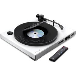 MIXX Vinyl- og CD-afspiller, Analog Plus - Hvid