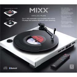 MIXX Vinyl- og CD-afspiller, Analog Plus - Hvid