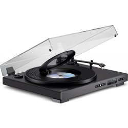 MIXX Vinyl- og CD-afspiller, Analog Plus - Sort