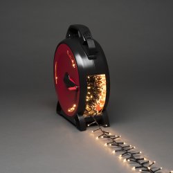 Cluster lyskæde på kabelrulle, 1000 LED, 22 m