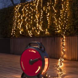Cluster lyskæde på kabelrulle, 1000 LED, 22 m