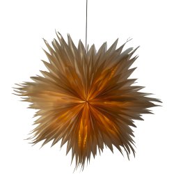 Papirstjerne, Hængende, 7 spidser, Ø60cm, perlemor