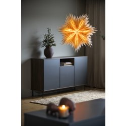 Papirstjerne, Hængende, 7 spidser, Ø60cm, perlemor