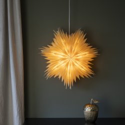 Papirstjerne, Hængende, 7 spidser, Ø60cm, perlemor