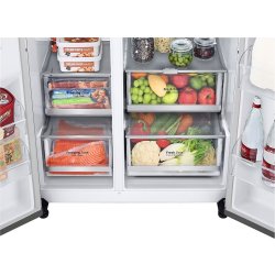 LG Amerikanerkøleskab 179 cm høj, 635L, grå