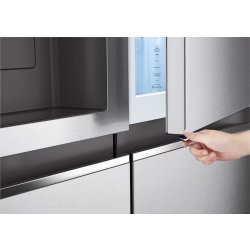 LG Amerikanerkøleskab 179 cm høj, 635L, grå