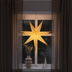 Papirstjerne, Hængende, Ø78 cm, brun