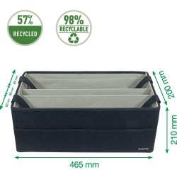 Leitz Hot Desking Arbejdstaske i stof