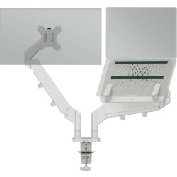 Leitz Ergo dual monitor arm & laptop arm, grå