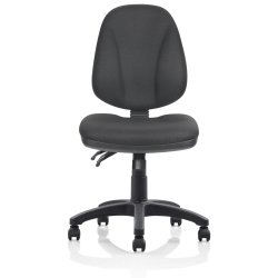 Deluxe kontorstol, sort