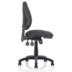 Deluxe kontorstol, sort