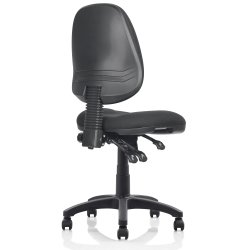 Deluxe kontorstol, sort