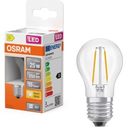 Osram Retro LED Kronepære klar E27, 1.8W=25W
