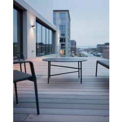 Pesetos bord, Ø70xH35cm, antracit