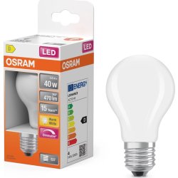 Osram Retro LED Standardpære mat E27 3.4W=40W dæmp