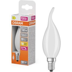 Osram Retro LED Kertepære mat E14, 4W=40W, dæmp