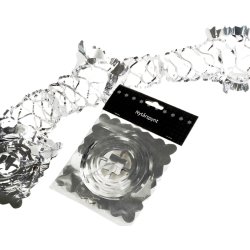 Guirlande, sølv, 3m