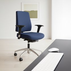 Merano kontorstol, blå