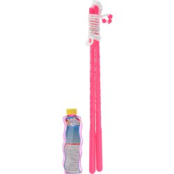 Sæbeboblesæt XXL, gigant bobler, grøn/pink