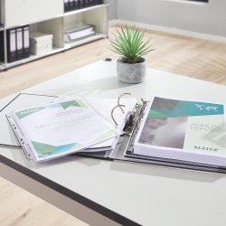 Leitz Plastlomme | A4 | Eksp. m. hulstr. | 3 stk.
