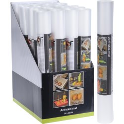 Anti-slip måtte, klar plast, 90x32 cm.