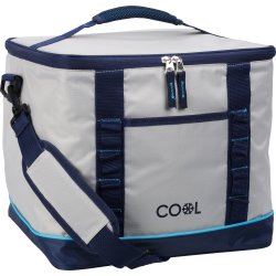 Køletaske Lux, grå/mørkeblå, 32,5x28,5x33 cm, 28L.