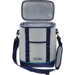 Køletaske Lux, grå/mørkeblå, 25,5x15,5x33 cm, 12L.