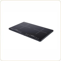 Little balance dobblt induktionskogeplade, sort