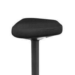 Lux balancestol, sort stel og sort stof